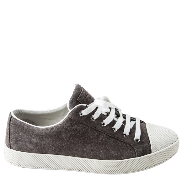 Prada Gray Sneakers - Picture 1 of 6